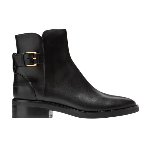 NWOT Cole Haan Hampshire Buckle Black Booties – Sz 9B - Picture 1 of 9